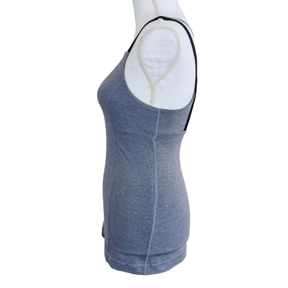 Lululemon Hot To Street Tank Top Heathered Slate / Slate Size 4 - Picture 14 of 16